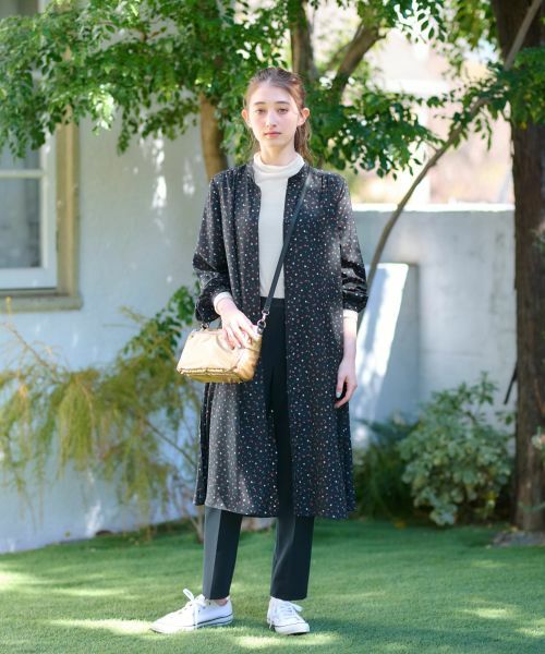 CARA O CRUZ / キャラ・オ・クルス ドレス | 洗える ベルト付き小花柄シャツワンピース【CoC by CARA O CRUZ】 | 詳細8