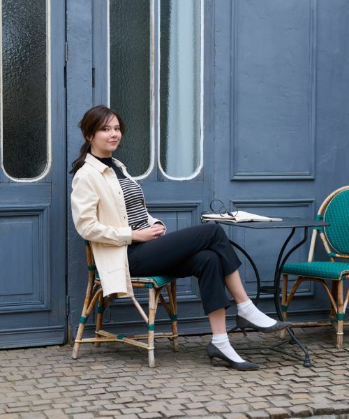 CARA O CRUZ / キャラ・オ・クルス テーラードジャケット | 洗える のびのびシャツジャケット | 詳細13