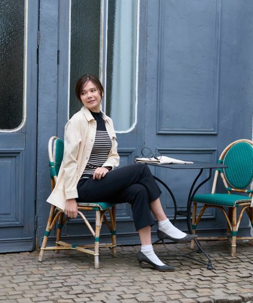 CARA O CRUZ / キャラ・オ・クルス テーラードジャケット | 洗える のびのびシャツジャケット | 詳細14