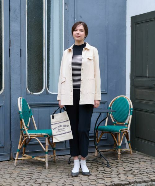 CARA O CRUZ / キャラ・オ・クルス テーラードジャケット | 洗える のびのびシャツジャケット | 詳細15