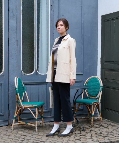 CARA O CRUZ / キャラ・オ・クルス テーラードジャケット | 洗える のびのびシャツジャケット | 詳細17