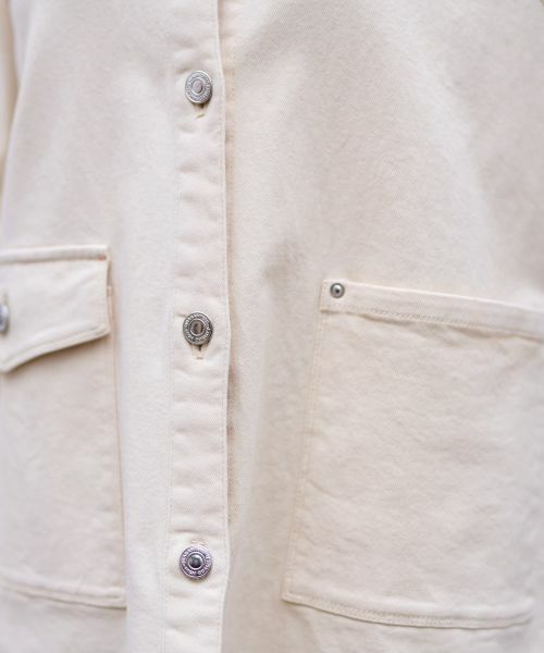 CARA O CRUZ / キャラ・オ・クルス テーラードジャケット | 洗える のびのびシャツジャケット | 詳細26