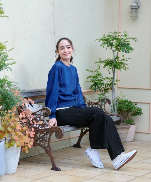 CARA O CRUZ / キャラ・オ・クルス デニムパンツ | 洗える ストレッチワイドデニム | 詳細11