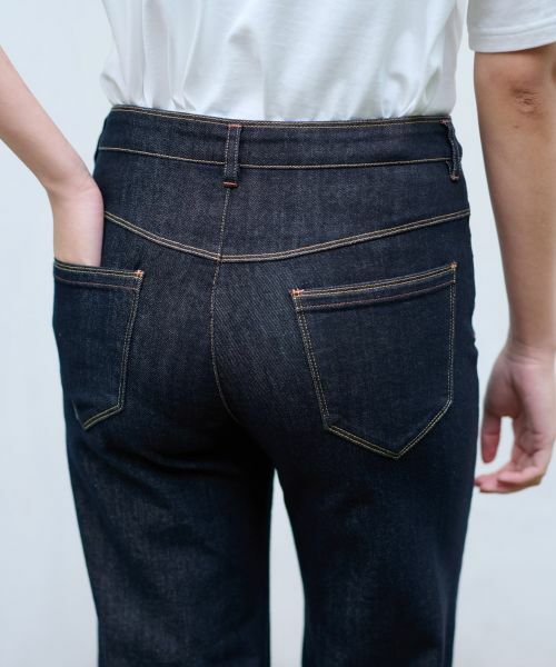 CARA O CRUZ / キャラ・オ・クルス デニムパンツ | 洗える ストレッチワイドデニム | 詳細19