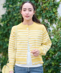 CARA O CRUZ / キャラ・オ・クルス カーディガン・ボレロ | 洗える ボーダーカ−ディガン