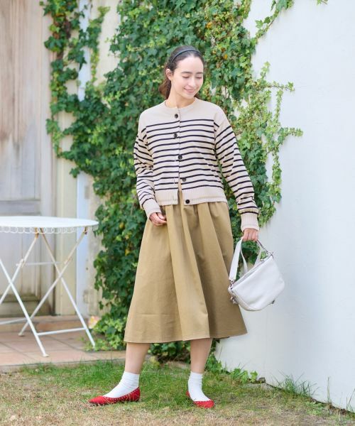 CARA O CRUZ / キャラ・オ・クルス カーディガン・ボレロ | 洗える ボーダーカ−ディガン | 詳細16