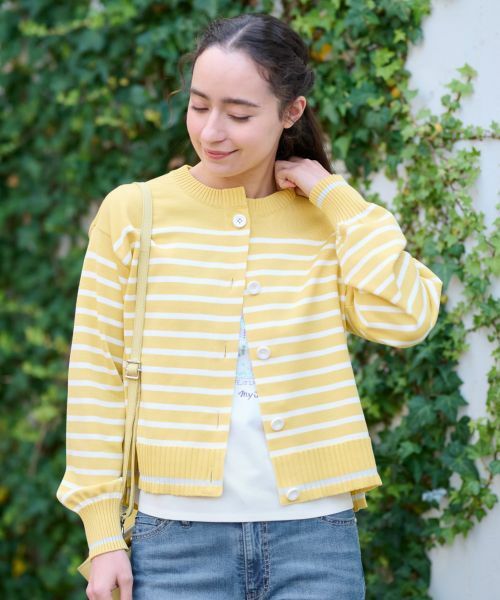 CARA O CRUZ / キャラ・オ・クルス カーディガン・ボレロ | 洗える ボーダーカ−ディガン | 詳細2
