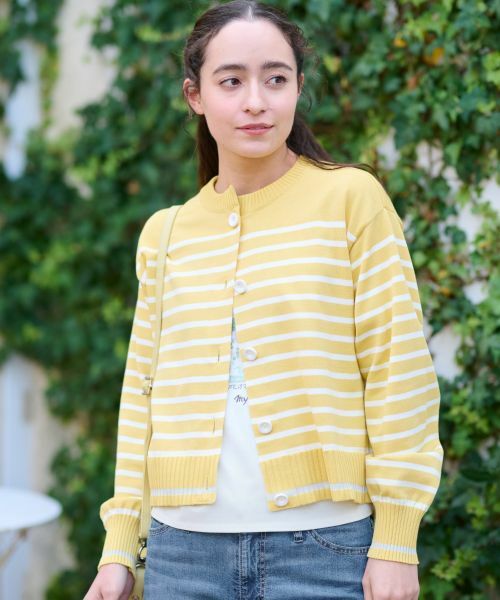 CARA O CRUZ / キャラ・オ・クルス カーディガン・ボレロ | 洗える ボーダーカ−ディガン | 詳細3