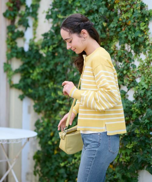 CARA O CRUZ / キャラ・オ・クルス カーディガン・ボレロ | 洗える ボーダーカ−ディガン | 詳細4