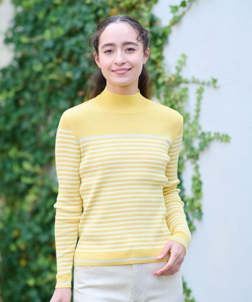 CARA O CRUZ / キャラ・オ・クルス ニット・セーター | 洗える ボーダーニット | 詳細1