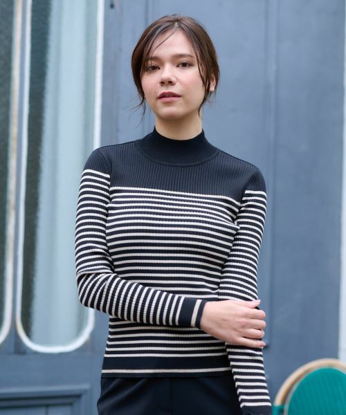 CARA O CRUZ / キャラ・オ・クルス ニット・セーター | 洗える ボーダーニット | 詳細10