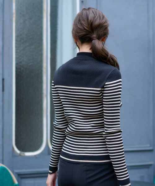 CARA O CRUZ / キャラ・オ・クルス ニット・セーター | 洗える ボーダーニット | 詳細13