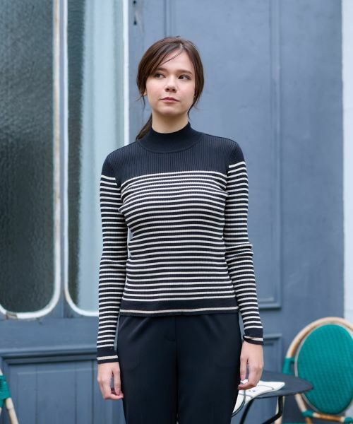 CARA O CRUZ / キャラ・オ・クルス ニット・セーター | 洗える ボーダーニット | 詳細14