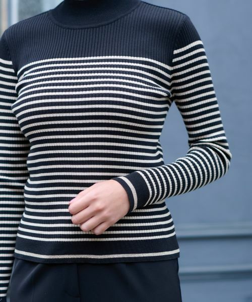 CARA O CRUZ / キャラ・オ・クルス ニット・セーター | 洗える ボーダーニット | 詳細27