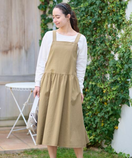 CARA O CRUZ / キャラ・オ・クルス ロング・マキシ丈ワンピース | 洗える ジャンパ−スカ−ト | 詳細1