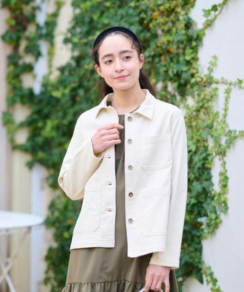 CARA O CRUZ / キャラ・オ・クルス テーラードジャケット | 洗える カバーオール【産地ナブル】【セットアップ】 | 詳細13