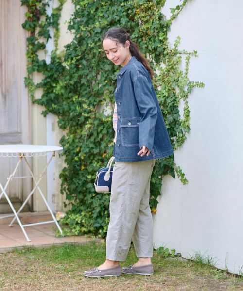CARA O CRUZ / キャラ・オ・クルス テーラードジャケット | 洗える カバーオールデニム | 詳細10