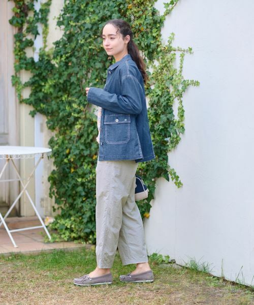 CARA O CRUZ / キャラ・オ・クルス テーラードジャケット | 洗える カバーオールデニム | 詳細11
