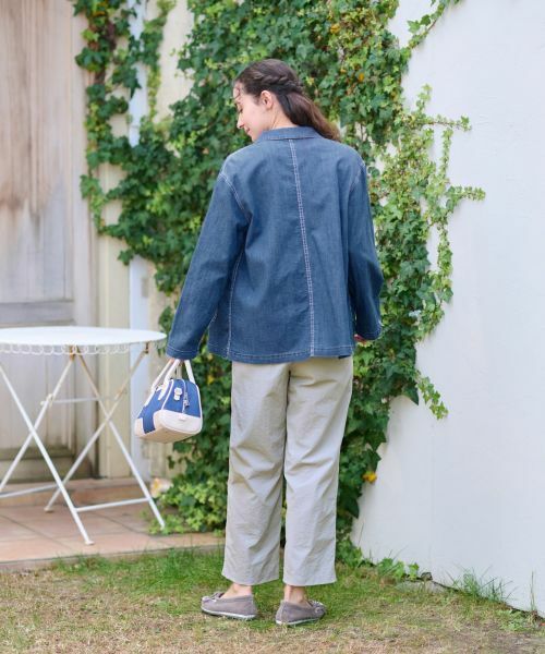 CARA O CRUZ / キャラ・オ・クルス テーラードジャケット | 洗える カバーオールデニム | 詳細13