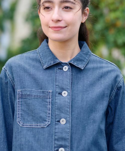 CARA O CRUZ / キャラ・オ・クルス テーラードジャケット | 洗える カバーオールデニム | 詳細16