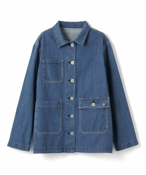 CARA O CRUZ / キャラ・オ・クルス テーラードジャケット | 洗える カバーオールデニム | 詳細19