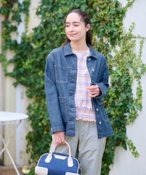 CARA O CRUZ / キャラ・オ・クルス テーラードジャケット | 洗える カバーオールデニム | 詳細3