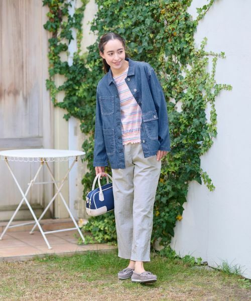 CARA O CRUZ / キャラ・オ・クルス テーラードジャケット | 洗える カバーオールデニム | 詳細7