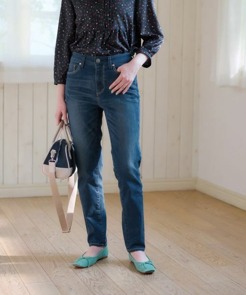 CARA O CRUZ / キャラ・オ・クルス デニムパンツ | ウォッシュデニムパンツ【産地ナブル】 | 詳細10