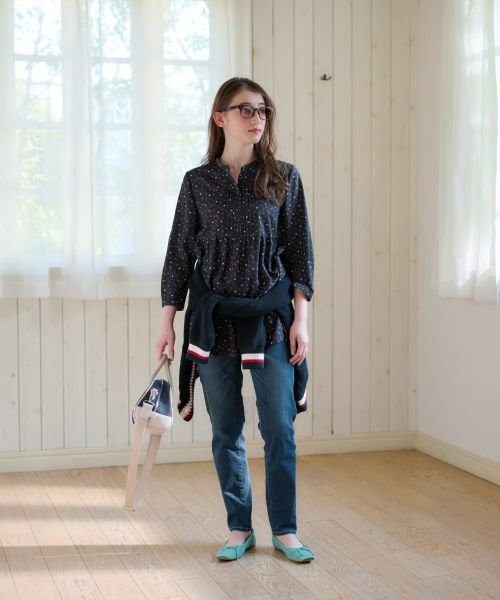 CARA O CRUZ / キャラ・オ・クルス デニムパンツ | ウォッシュデニムパンツ【産地ナブル】 | 詳細15