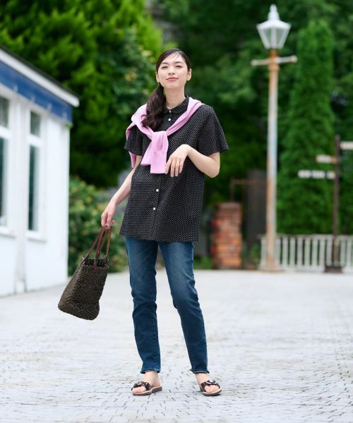 CARA O CRUZ / キャラ・オ・クルス デニムパンツ | ウォッシュデニムパンツ【産地ナブル】 | 詳細2