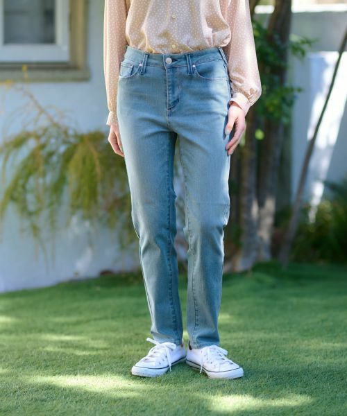 CARA O CRUZ / キャラ・オ・クルス デニムパンツ | ウォッシュデニムパンツ【産地ナブル】 | 詳細3