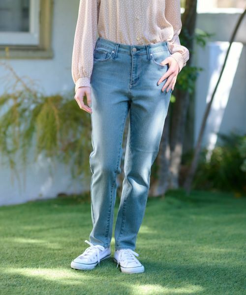 CARA O CRUZ / キャラ・オ・クルス デニムパンツ | ウォッシュデニムパンツ【産地ナブル】 | 詳細4