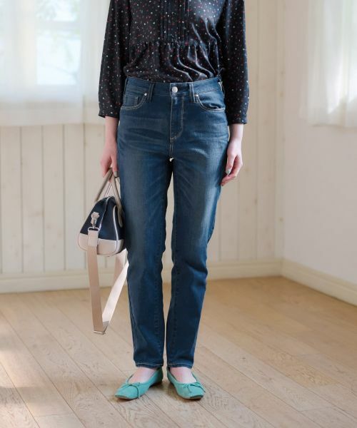 CARA O CRUZ / キャラ・オ・クルス デニムパンツ | ウォッシュデニムパンツ【産地ナブル】 | 詳細9