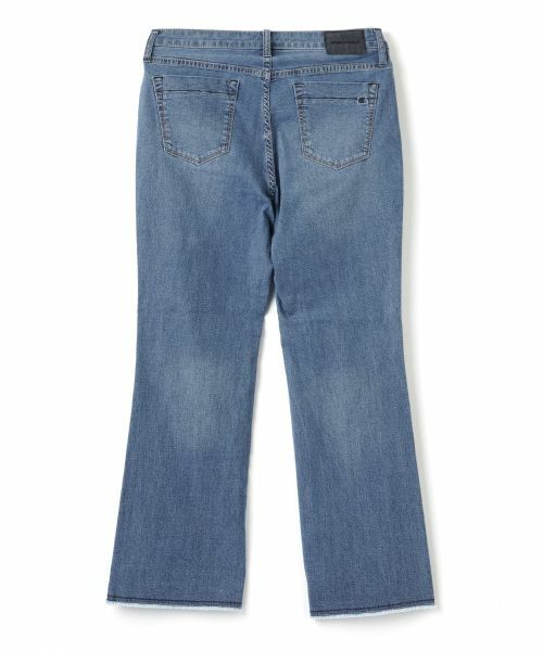 CARA O CRUZ / キャラ・オ・クルス その他パンツ | 洗える 裾断ち切りクロップドデニム | 詳細27