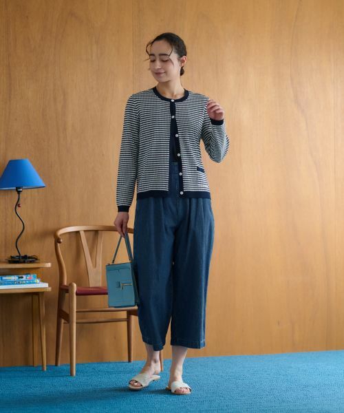 CARA O CRUZ / キャラ・オ・クルス その他パンツ | 洗える サロペッドデニムパンツ | 詳細1