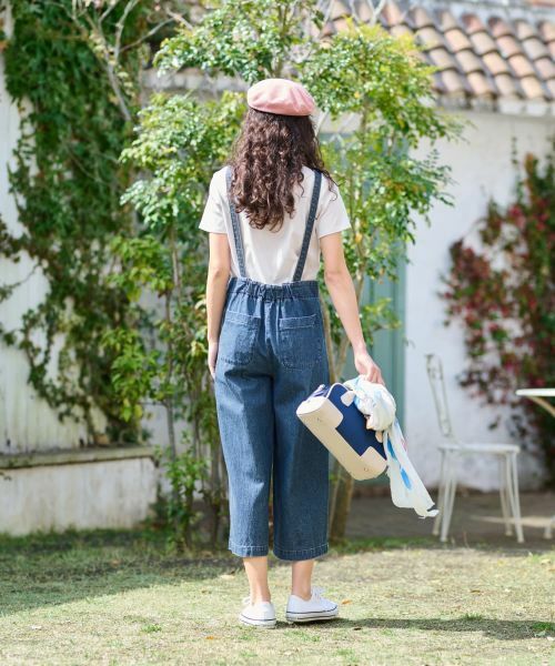 CARA O CRUZ / キャラ・オ・クルス その他パンツ | 洗える サロペッドデニムパンツ | 詳細13