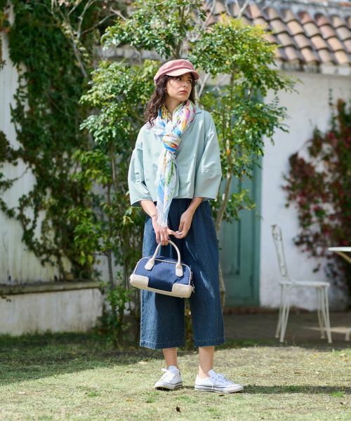 CARA O CRUZ / キャラ・オ・クルス その他パンツ | 洗える サロペッドデニムパンツ | 詳細14