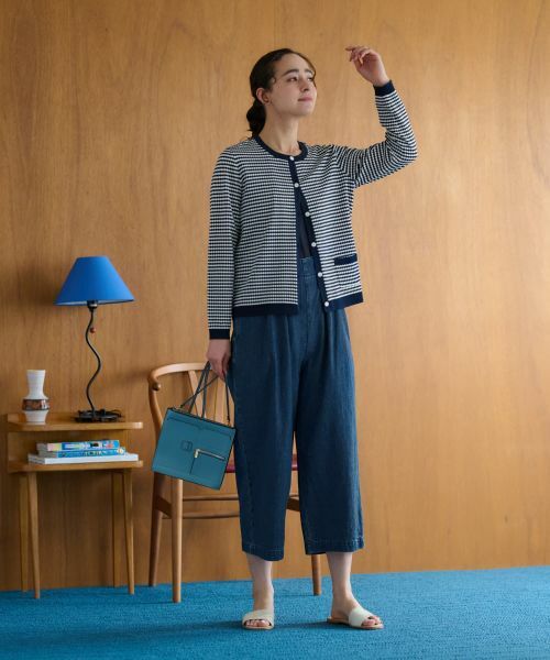 CARA O CRUZ / キャラ・オ・クルス その他パンツ | 洗える サロペッドデニムパンツ | 詳細2