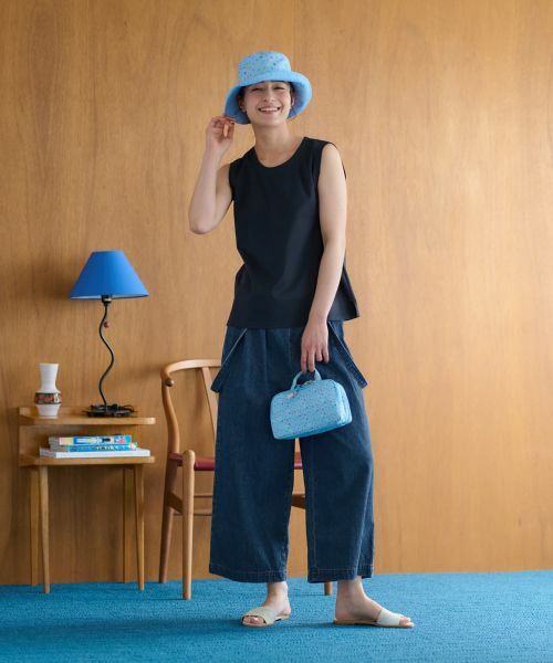 CARA O CRUZ / キャラ・オ・クルス その他パンツ | 洗える サロペッドデニムパンツ | 詳細7