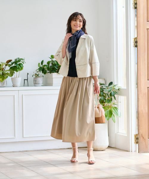 CARA O CRUZ / キャラ・オ・クルス ニット・セーター | 洗える 衿ボタン クルーネックニット | 詳細10