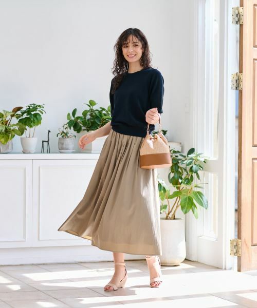 CARA O CRUZ / キャラ・オ・クルス ニット・セーター | 洗える 衿ボタン クルーネックニット | 詳細12