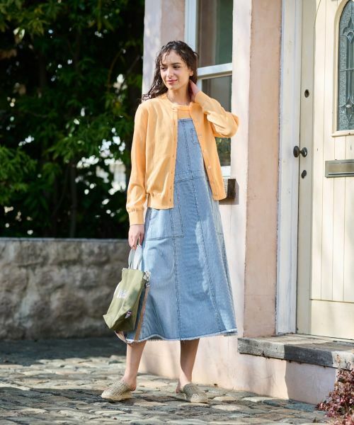 CARA O CRUZ / キャラ・オ・クルス ニット・セーター | 洗える 衿ボタン クルーネックニット | 詳細15