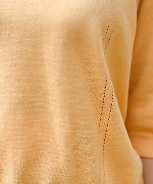 CARA O CRUZ / キャラ・オ・クルス ニット・セーター | 洗える 衿ボタン クルーネックニット | 詳細23