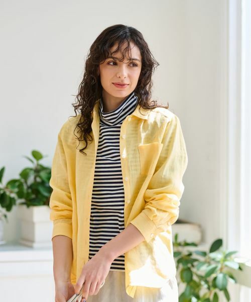 CARA O CRUZ / キャラ・オ・クルス シャツ・ブラウス | ワンポケットシャツ | 詳細12