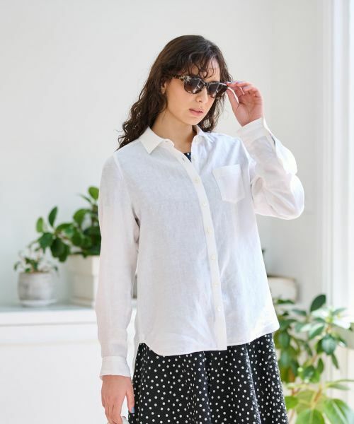 CARA O CRUZ / キャラ・オ・クルス シャツ・ブラウス | ワンポケットシャツ | 詳細5