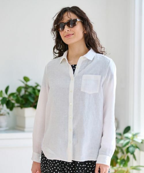 CARA O CRUZ / キャラ・オ・クルス シャツ・ブラウス | ワンポケットシャツ | 詳細8