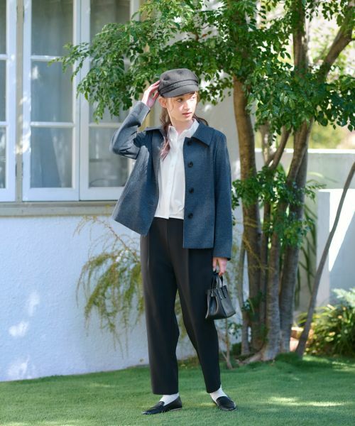 CARA O CRUZ / キャラ・オ・クルス シャツ・ブラウス | 洗える ワンポイントロゴ刺繍シャツ | 詳細19