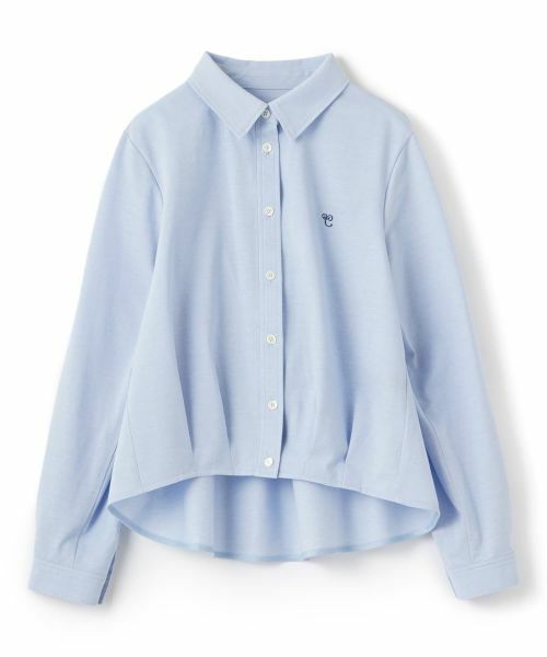 CARA O CRUZ / キャラ・オ・クルス シャツ・ブラウス | 洗える ワンポイントロゴ刺繍シャツ | 詳細25