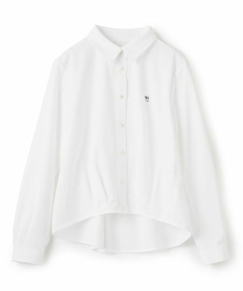 CARA O CRUZ / キャラ・オ・クルス シャツ・ブラウス | 洗える ワンポイントロゴ刺繍シャツ | 詳細26