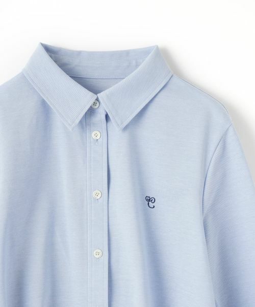 CARA O CRUZ / キャラ・オ・クルス シャツ・ブラウス | 洗える ワンポイントロゴ刺繍シャツ | 詳細28